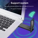 1300Mbps USB30 WiFi Adapter Dual Band 24G 5Ghz Wireless WiFi Dongle Antenna Network Card Receiver for PC Desktop Network Card 2 | PricZone