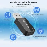 High Speed Dual Band USB WiFi Adapter 1300Mbps 4 | PricZone