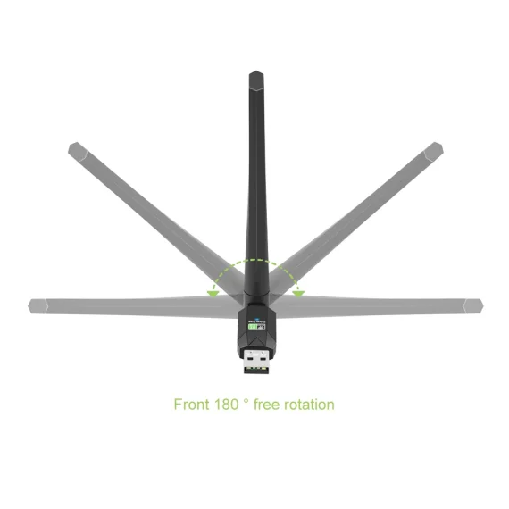 USB WiFi 600Mbps Dual Band Adapter AC600 24GHz 5GHz WiFi with Antenna PC Mini Computer Network Card Receiver 80211bngac 5 | PricZone