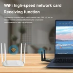 1200Mbps WiFi 6 USB Adapter Wireless Network Card BT 50 WiFi6 Dongle USB LAN Ethernet Dual Band 24G5G For PC Laptop Win 1011 5 | PricZone