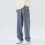 Mens Versatile Wide-Leg Work Pants