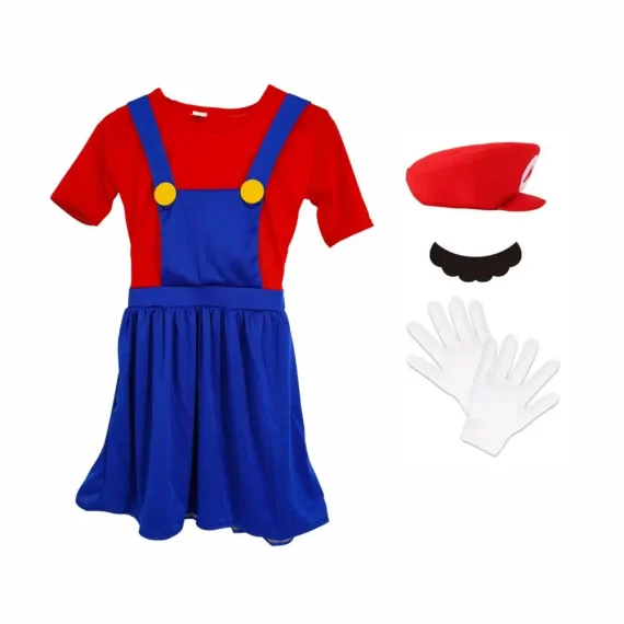 Kids Plumber Bros Funny Cosplay Jumpsuit 4 | PricZone