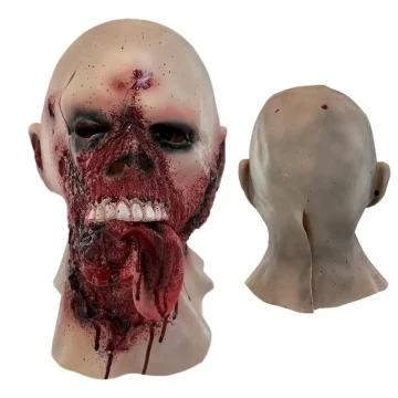 Scary Pirate Head Halloween Mask Creepy Cover 2