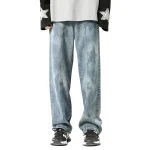 Mens Baggy Straight Jeans Casual Streetwear 5 | PricZone