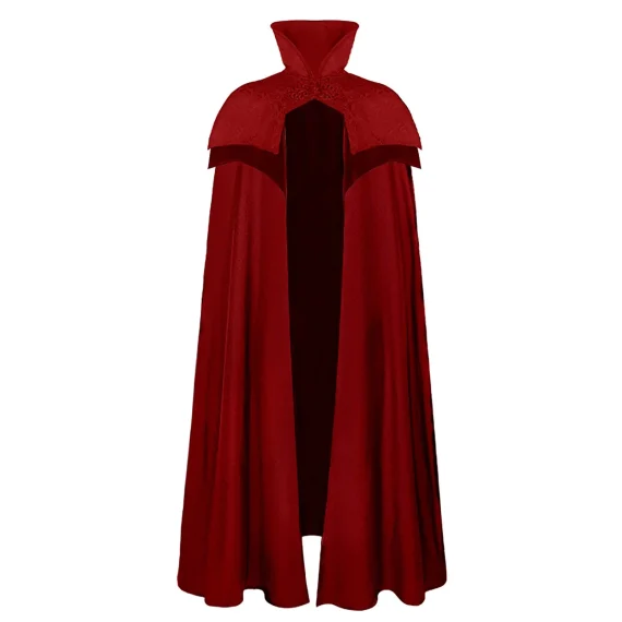 Medieval Red Black Vampire Cape Cloak 1 | PricZone