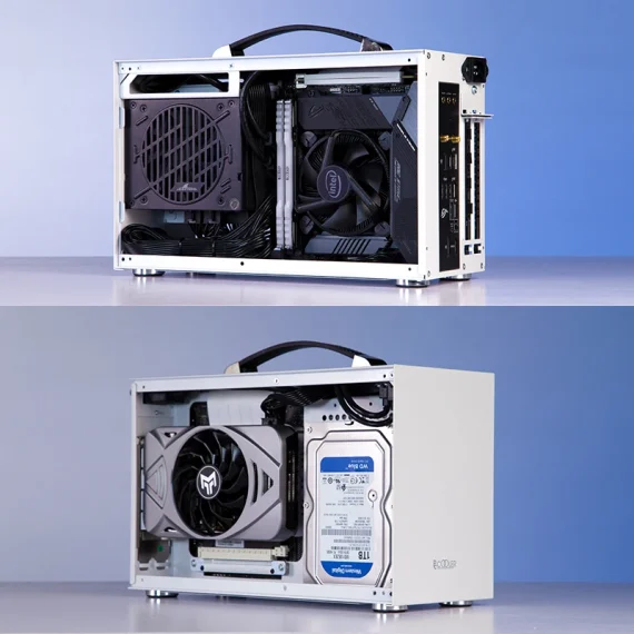 Pccooler I100 ITX Mini All Aluminum Gaming Case 5 | PricZone