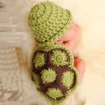 Newborn Baby Turtle Knit Crochet Photo Outfit 2 | PricZone