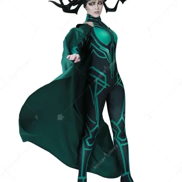 Goddess Cosplay Costume Jumpsuit with Cape 1