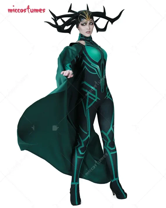 Goddess Cosplay Costume Jumpsuit with Cape 1 | PricZone