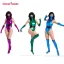 Blue Green Ninja Suit Cosplay Costume for Women