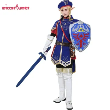 Mens Link Uniform Cosplay Costume Halloween Outfit 2