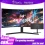 Tiansu 32-inch 144Hz 4K Curved Gaming Monitor