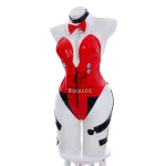 Asuka Bunny Suit Cosplay Costume Red Jumpsuit 4 | PricZone