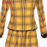 Fancy Yellow Plaid Schoolgirl Costume 6 | PricZone