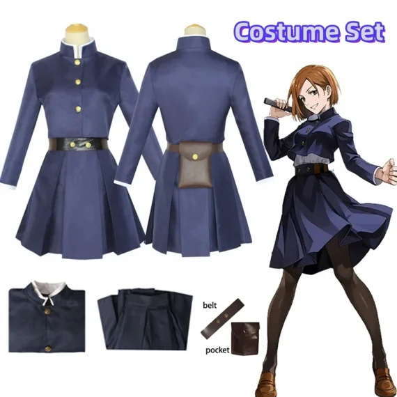 Jujutsu Kaisen Womens Cosplay Nobara Dress Set 5 | PricZone