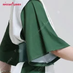 Green Kungfu Womens Cosplay Suit with Hairband 6 | PricZone