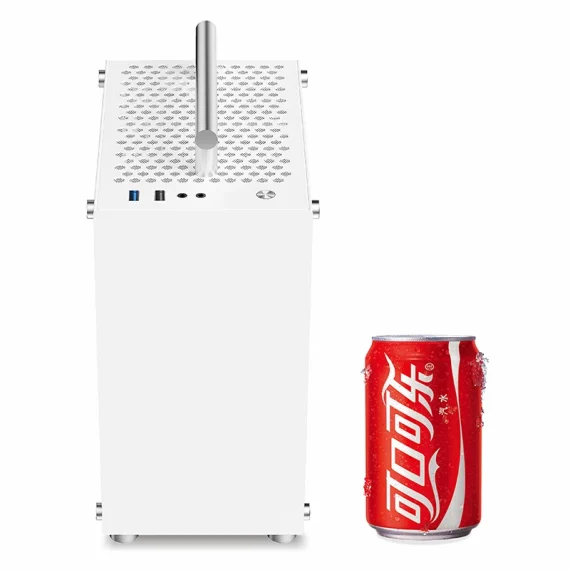 METALFISH T40 Mini ITX White Gaming Case 7L Compact 5 | PricZone