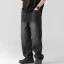 Mens Retro Baggy Jeans with Side Patchwork