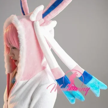 Mobbunny Sexy Fluffy Hooded Bodysuit Romper Cosplay 2