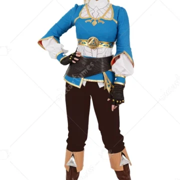 Womens Anime Princess Cosplay Costume Blue Outfit 1