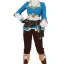 Womens Anime Princess Cosplay Costume Blue Outfit