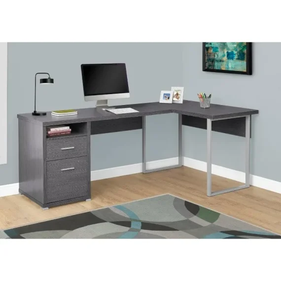 Corner Home Office Computer Desk with Storage Drawers 6 | PricZone