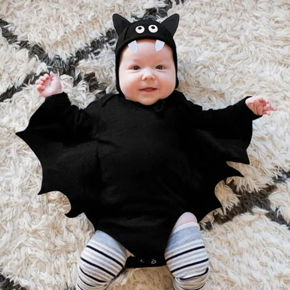 My 1st Halloween Baby Bat Romper Bodysuit 1 | PricZone