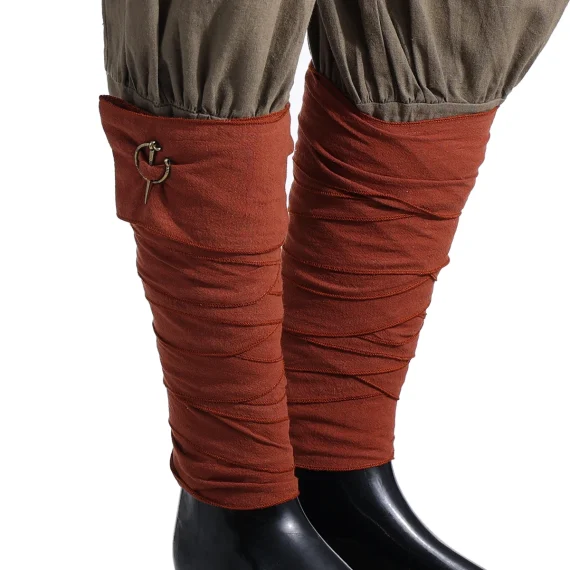 Viking LARP Leg Wraps with Clasps 5 | PricZone