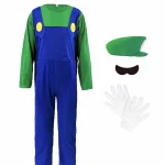 Kids Plumber Bros Funny Cosplay Jumpsuit 3 | PricZone