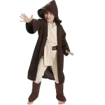 Obi Wan Kenobi Kids Jedi Cloak Cosplay Suit 3 | PricZone