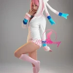 Mobbunny Sexy Fluffy Hooded Bodysuit Romper Cosplay 4 | PricZone