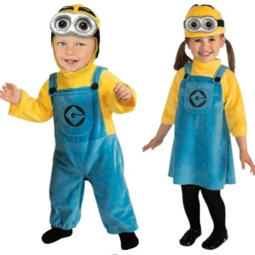 Minion Family Costume Kids Adults Jumpsuit 2