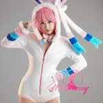 Mobbunny Sexy Fluffy Hooded Bodysuit Romper Cosplay 1 | PricZone