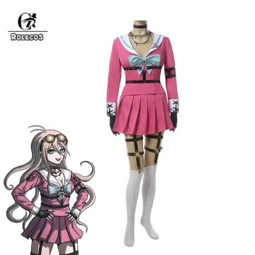 Danganronpa Miu Iruma Pink Cosplay Costume Set 1