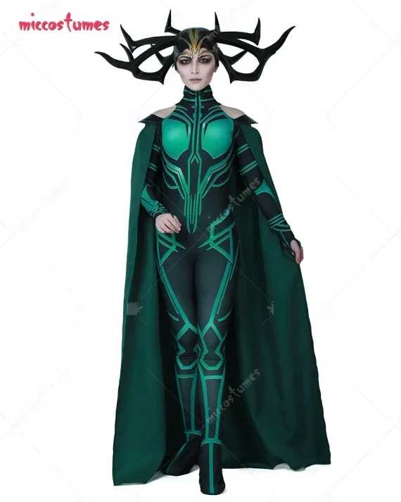 Goddess Cosplay Costume Jumpsuit with Cape 5 | PricZone