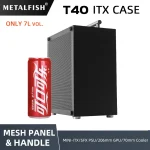 METALFISH T40 Mini ITX Gaming PC Case 7L Compact 1 | PricZone