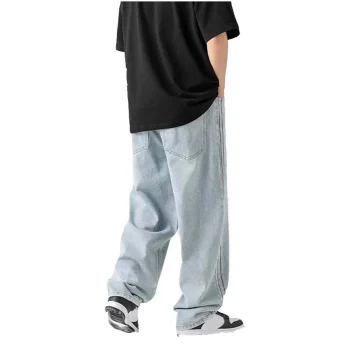 Hip Hop Baggy Denim Pants for Men 1 | PricZone