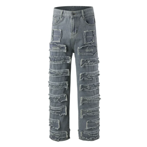 Mens Streetwear Slim Fit Baggy Harlan Jeans 5 | PricZone