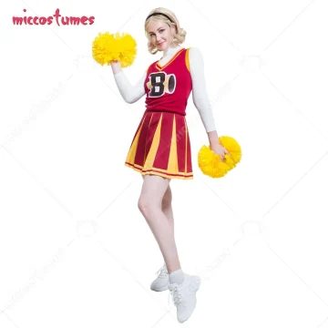 Cheerleader Dress Cosplay School Uniform 1