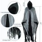 Ghost Dementors Gothic Hooded Cloak Costume 3 | PricZone