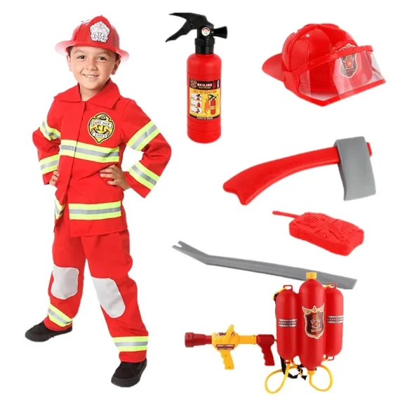 Firefighter Long Sleeve Jacket Costume 1 | PricZone