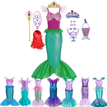 Little Mermaid Costume Dress for Kids 1 | PricZone