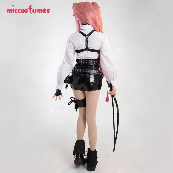 Womens White Cosplay Shirt and Shorts Set 2 | PricZone