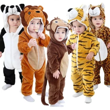 Animal Cosplay Jumpsuit Pajama Romper 1