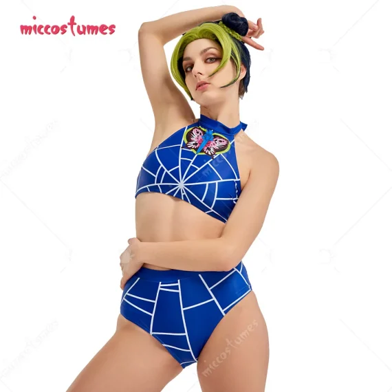 Girls Spiderweb Print Cosplay Swimsuit Set 1 | PricZone