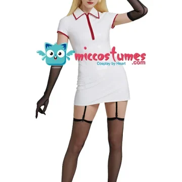 Womens Nurse Cosplay Costume Full Outfit Set 1