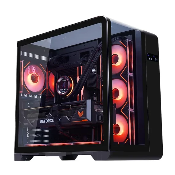 WenTian PLUS Black Gaming PC Case with LCD Display 5 | PricZone