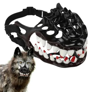 Creepy Dog Muzzle Halloween Teeth Costume 2