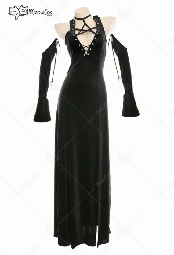 Witch Gothic Hooded Dress Cosplay 1 | PricZone