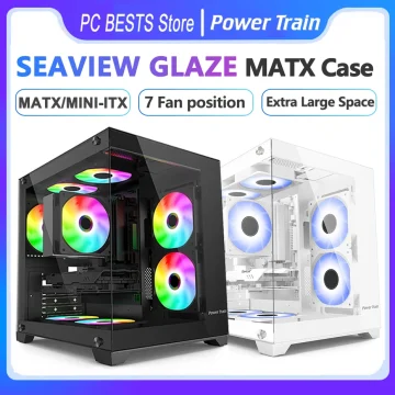 Seaview Glaze MATX Case with Panoramic Side 1